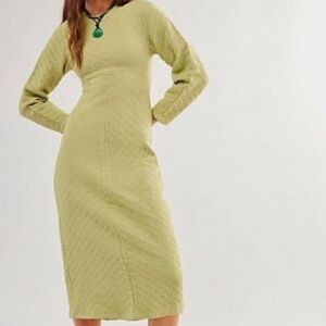 Free People Gabby Sweater Dress Medium